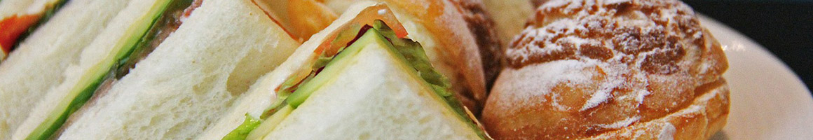 Eating Asian Fusion Deli Sandwich at My Deli restaurant in Quantico, VA.